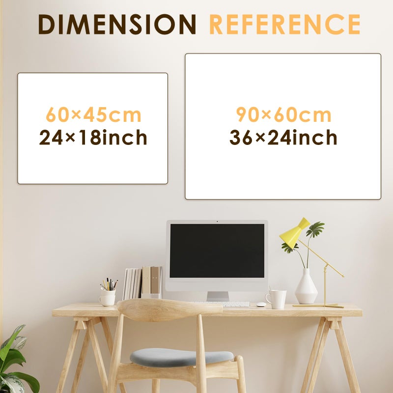 MAKELLO Dry Erase Calendar for Wall 24" x 18", Whiteboard Calendard with Cork Board for Office, Home, School, Family, Kitchen and Bedroom - Image 3